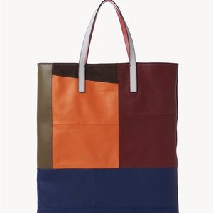DISO !!! SEE BY CHLOE PAMPA TOTE LARGE. COLORBLOCK PATCHWORK **DO NOT BUY**